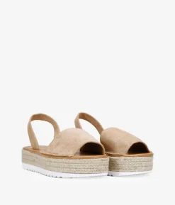 Bosanova Espadrilles | Sandales Spartiates | Abarca beige avec alfa