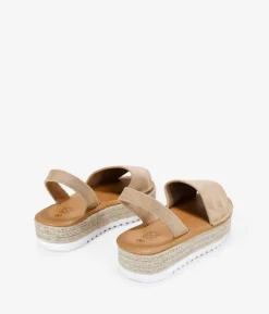 Bosanova Espadrilles | Sandales Spartiates | Abarca beige avec alfa