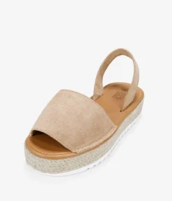 Bosanova Espadrilles | Sandales Spartiates | Abarca beige avec alfa