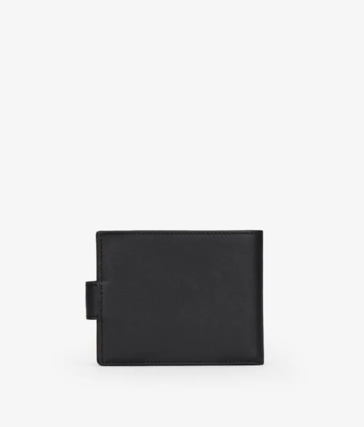 Homme Bosanova Portefeuilles | Américain en cuir noir