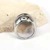 Bosanova Bagues | Bague minimaliste en métal argenté
