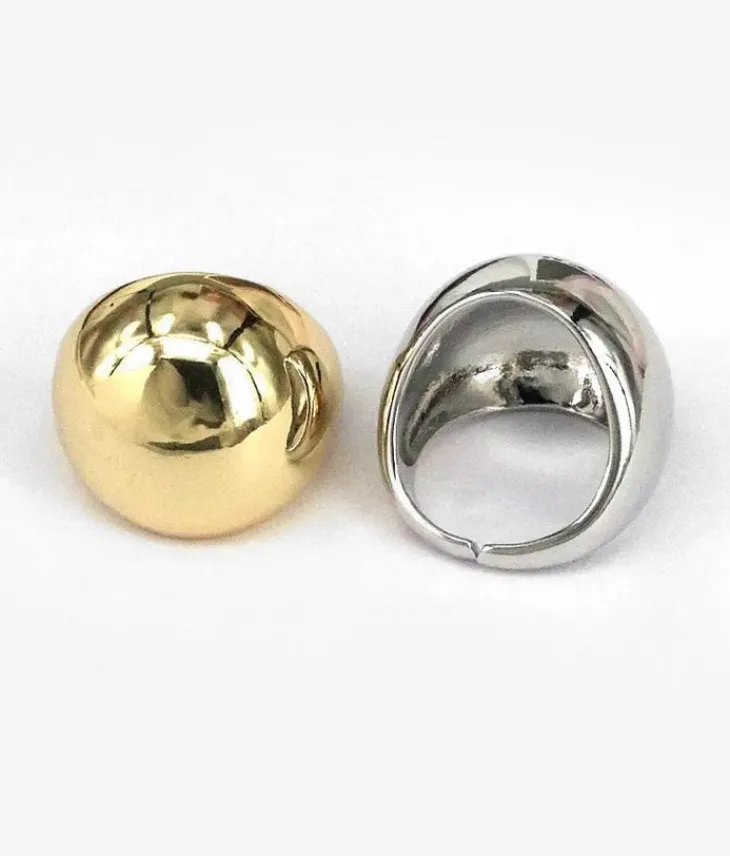 Bosanova Bagues | Bague minimaliste en métal argenté