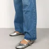 Bosanova Ballerines Et Mary Janes | Ballerines argentées avec boucle