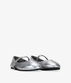 Bosanova Ballerines Et Mary Janes | Ballerines argentées avec boucle