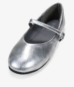 Bosanova Ballerines Et Mary Janes | Ballerines argentées avec boucle