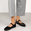 Bosanova Ballerines Et Mary Janes | Ballerines en velours noir avec boucle