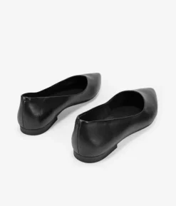 Bosanova Chaussures En Cuir | Ballerines Et Mary Janes | Ballerines plates en cuir noir
