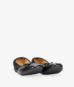 Bosanova Ballerines Et Mary Janes | Ballerines plates noires avec noeud