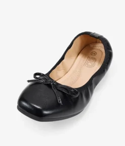 Bosanova Ballerines Et Mary Janes | Ballerines plates noires avec noeud