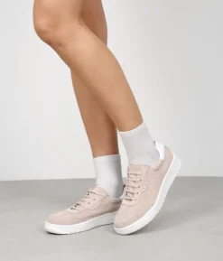 Bosanova Chaussures En Cuir | Baskets à lacets en cuir rose