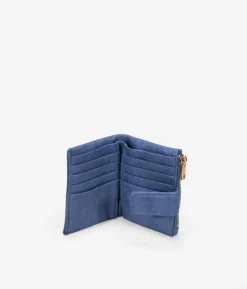 Femme Bosanova Portefeuilles | Billetero pequeño azul texturizado