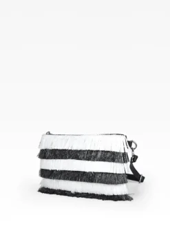 Bosanova Sacs Raphia Et Crochet | Petits Sacs | Bolso negro con flecos