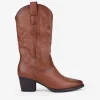 Bosanova Bottes À Talons | Bottes Cowboy | Bottes de cowboy en cuir avec broderie