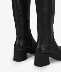 Bosanova Bottes À Talons | Bottes Hautes | Bottes hautes noires avec zip