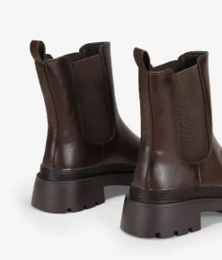 Bosanova Bottes Semelles Track | Bottines Chelsea | Bottes marron avec élastiques