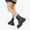Bosanova Bottes Militaires | Bottes De Plateforme | Bottes militaires plateformes noires