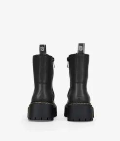 Bosanova Bottes Militaires | Bottes De Plateforme | Bottes militaires plateformes noires
