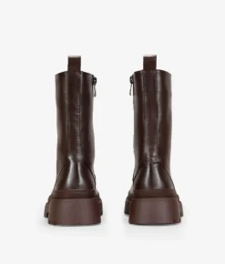 Bosanova Bottes Militaires | Bottines à lacets marron