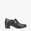 Bosanova Bottes À Talons | Bottines à talon en cuir noir