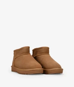 Bosanova Bottes D'hiver | Chaussures En Cuir | Bottines d'hiver en cuir croûte de cuir