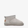 Bosanova Bottes D'hiver | Chaussures En Cuir | Bottines d'hiver taupe en cuir suédé