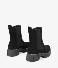 Bosanova Bottes Semelles Track | Bottines Chelsea | Bottines noires à élastiques