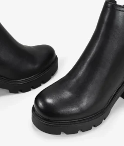 Bosanova Bottes À Talons | Bottines noires à talon large