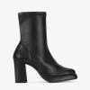 Bosanova Bottes À Talons | Chaussures En Cuir | Bottines noires à talons