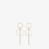 Bosanova Boucles D'oreilles | Boucles d'oreilles dorées géométriques