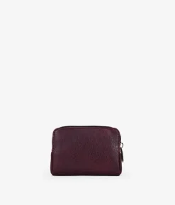 Femme Bosanova Porte-monnaie | Bourse bordeaux avec broderie
