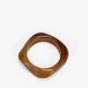 Bosanova Bracelets De Cheville Et Bracelets | Bracelet carré marron en résine