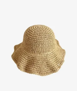 Femme Bosanova Casquettes Et Chapeaux | Chapeau en raphia marron doux