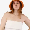 Femme Bosanova Casquettes Et Chapeaux | Chapeau en raphia souple orange
