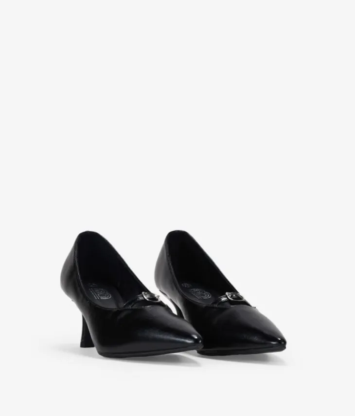 Bosanova Chaussures De Fête | Chaussures Et Mocassins | Chaussures à talons noires avec boucle