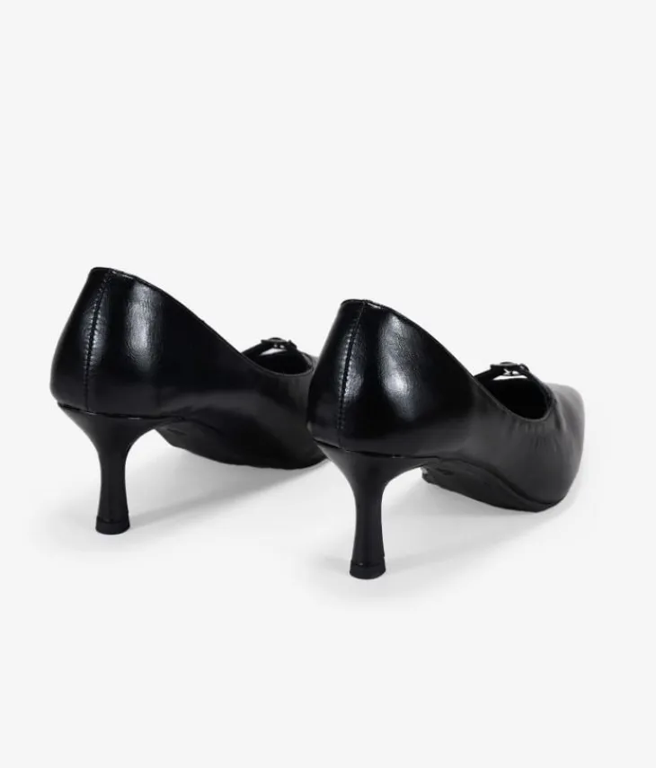 Bosanova Chaussures De Fête | Chaussures Et Mocassins | Chaussures à talons noires avec boucle