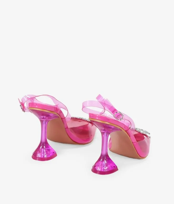 Bosanova Chaussures De Fête | Chaussures bijou rose à talon