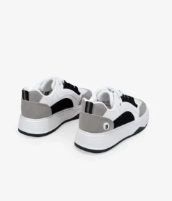 Bosanova Baskets À Plateforme | Chaussures de skate à plateforme blanches