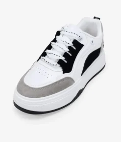 Bosanova Baskets À Plateforme | Chaussures de skate à plateforme blanches