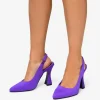 Bosanova Chaussures De Fête | Chaussures lilas à talon évasé