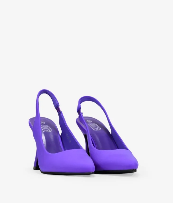 Bosanova Chaussures De Fête | Chaussures lilas à talon évasé