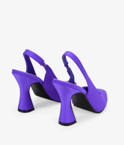 Bosanova Chaussures De Fête | Chaussures lilas à talon évasé