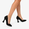 Bosanova Chaussures De Fête | Chaussures noires à talon évasé