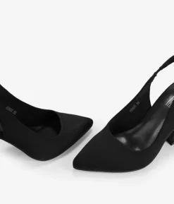 Bosanova Chaussures De Fête | Chaussures noires à talon évasé