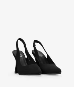 Bosanova Chaussures De Fête | Chaussures noires à talon évasé