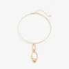 Bosanova Colliers | Collier ras de cou doré avec pendentif