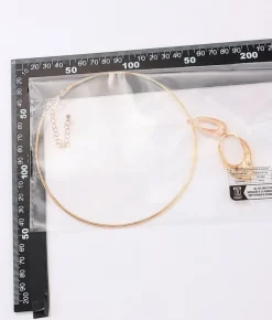 Bosanova Colliers | Collier ras de cou doré avec pendentif