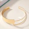 Bosanova Colliers | Collier ras du cou ajustable en or