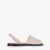 Bosanova Sandales Plates | Couvertures plates en cuir beige