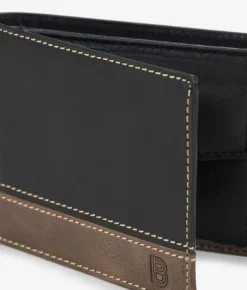 Homme Bosanova Portefeuilles | Cuir noir américain