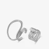 Bosanova Bagues | Ensemble de deux bagues en argent